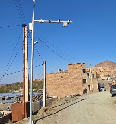 نصب دوربینهای پایش تصویری در روستای هدف گردشگری قلعه بالا شاهرود
