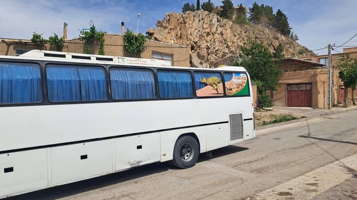Qaleh Bala Village Bus Becomes "Mobile Ambassador of Turan Wildlife"
