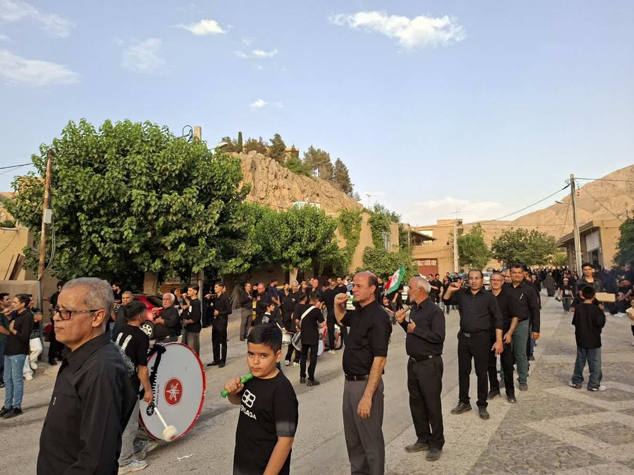 طنین ناله‌های عاشورایی در دل کویر؛ گزارشی از تاسوعا و عاشورای ۱۴۰۵ در روستای قلعه‌بالا